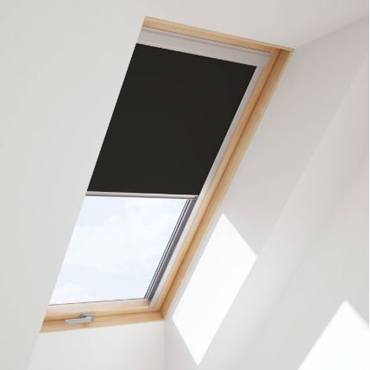 black rooflite blackout blind